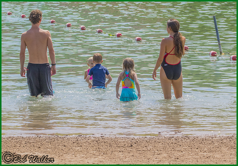 Everyone Enjoys The Cool Waters Of This Glacial Formed Lake