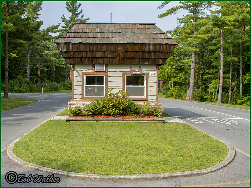 The Toll Booth To Campground Where Friendly Staff Greets You