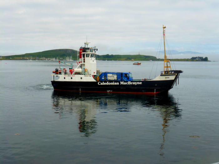 EIGG (1974) leaving Oban, Scotland