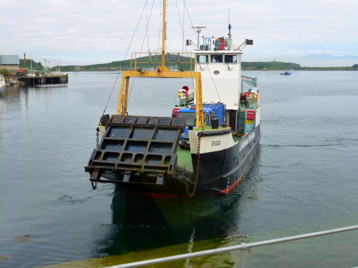 EIGG (1974) leaving Oban, Scotland