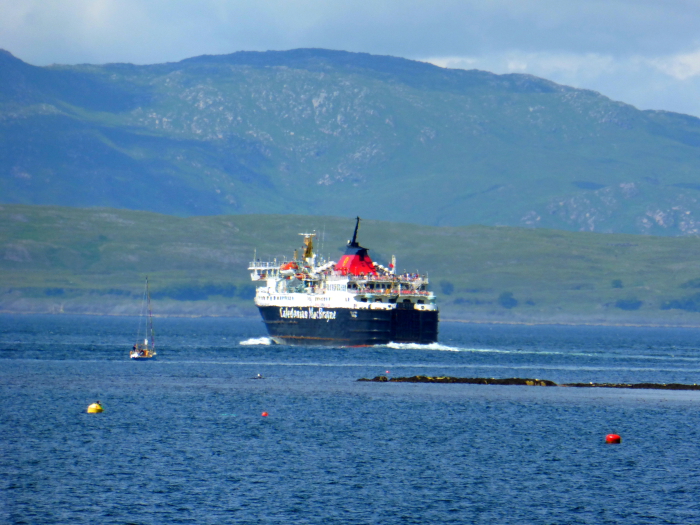 ISLE OF MULL (1988) Leaving Oban Bay, Scotland
