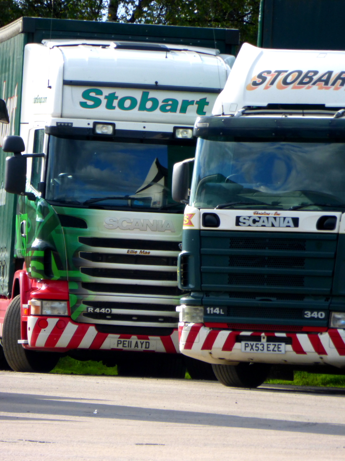 M465 - PE11 AYD - Ellie Mae + M542 - PX53 EZE - Christine Eve @ Stobart Carlisle Depot