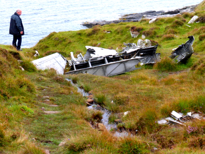(315) Day trip to Isle of Vatersay - Crash site of PBY Catalina from WW2