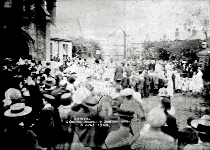 1908 July 11th General Booth @ Burton Workhouse