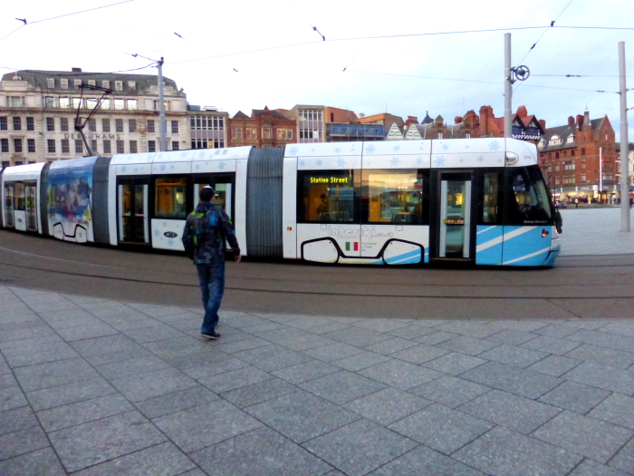 209 (2014) Bombardier Incentros AT6/5 @ Old Market Square
