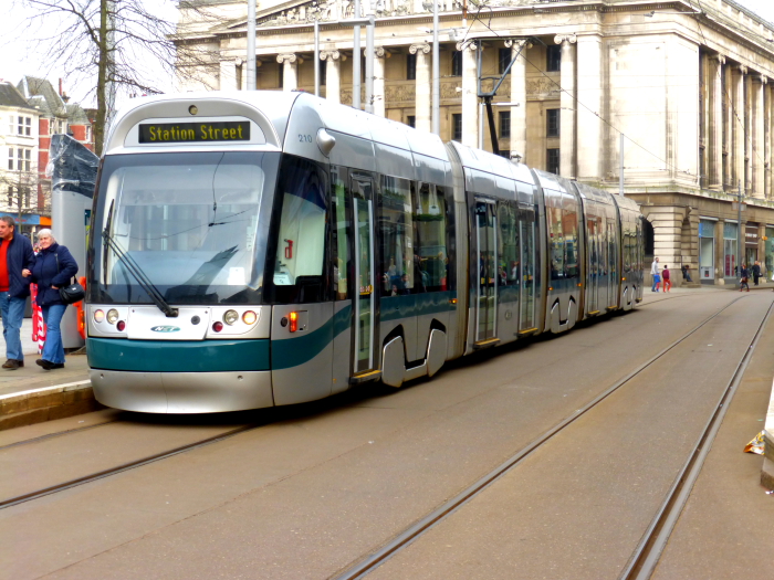 210 (2014) Bombardier Incenrtos AT65 @ Old Market Square