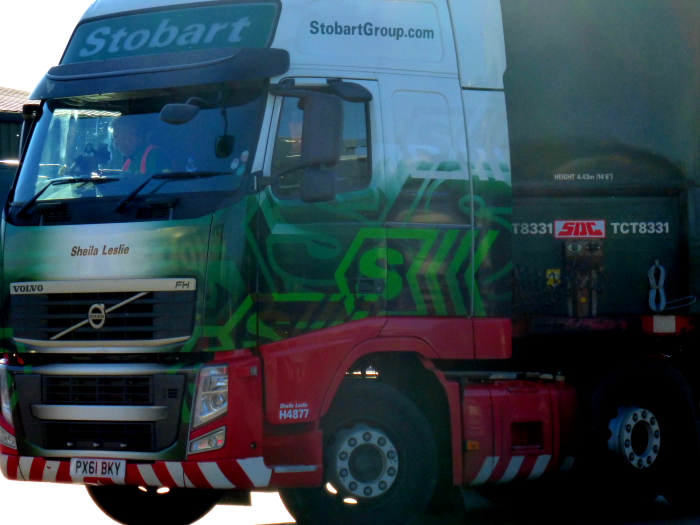 H4877 - PX61 BKY - Sheila Leslie @ Stobart Depot Carlisle