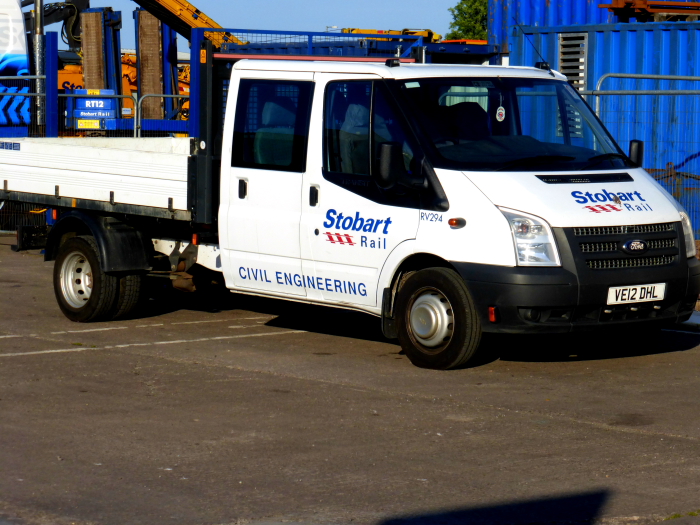 Stobart Rail - RV294 - VE12 DHL - No Name @ Stobart Depot Carlisle