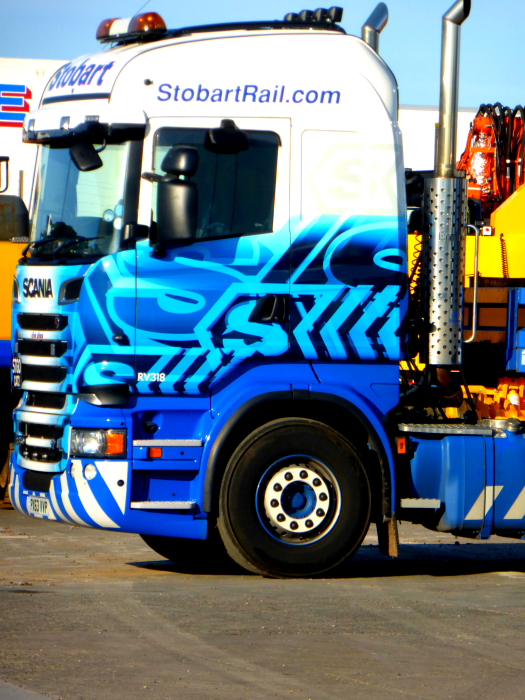Stobart Rail - RV318 - PX63 VVP - Evie Grace @ Stobart Depot Carlisle
