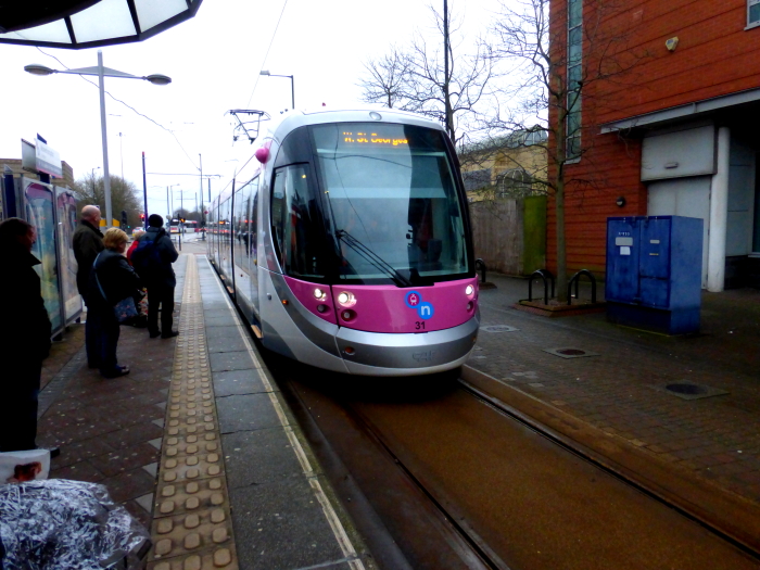 31 (2016) CAF Urbos 3 @ Wolverhampton St Georges Terminus