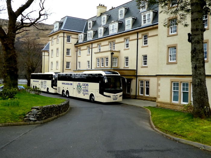 (BJ13 TXP) Glen Rannoch + (SE15 AXD) Glen Falloch @ Ardgarten, Scotland