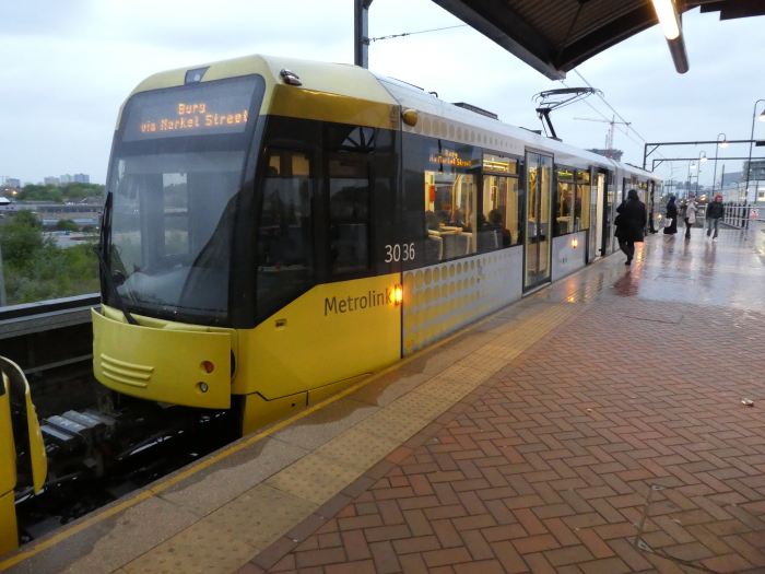 3036 (2016) Bombardier M5000 Flexity Swift @ Cornbrook