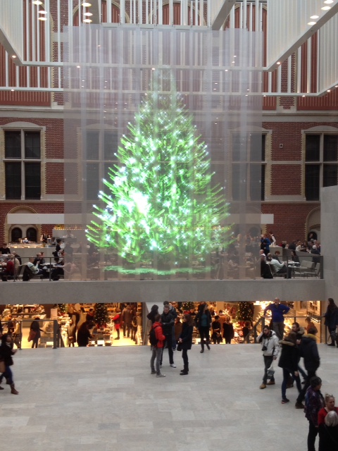 Virtual Christmastree in the Rijks museum