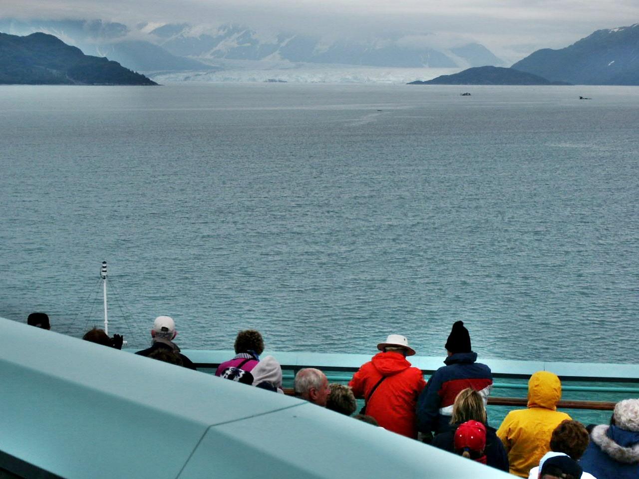 Seward Alaska Glacier coming in view