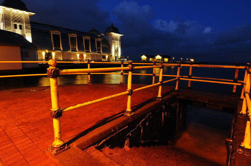 Beach steps and Pavillion, Penarth