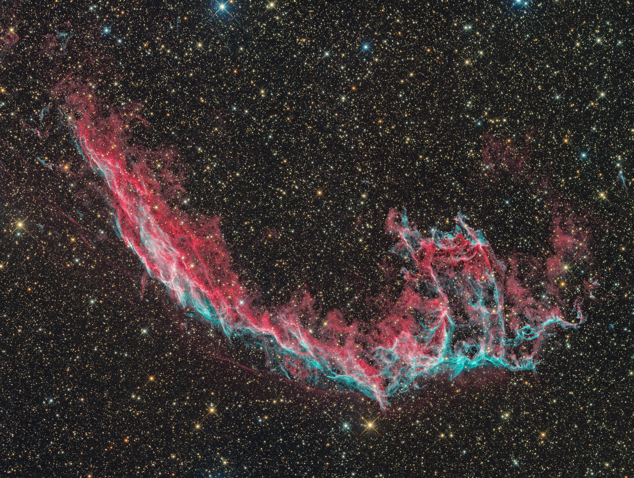 NGC6995 (Eastern Veil Nebula) in Cygnus 