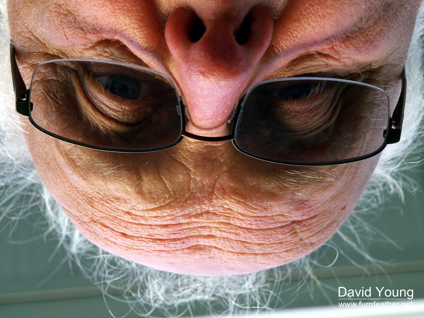 David Young, checking under the hood.