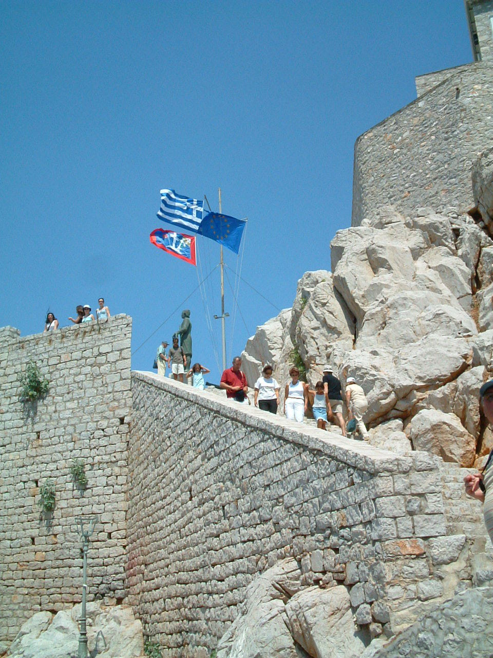 Fortress on the mediterranean