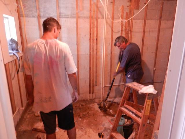 Tim working, Ross learning