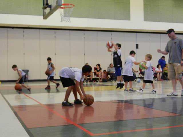 Reilly and Jaces basketball game