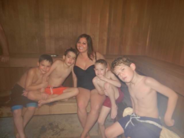 At Wild Oat Ranch Pool fun Steam room