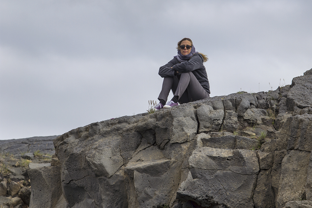 The Bridge between two continents at Sandvík