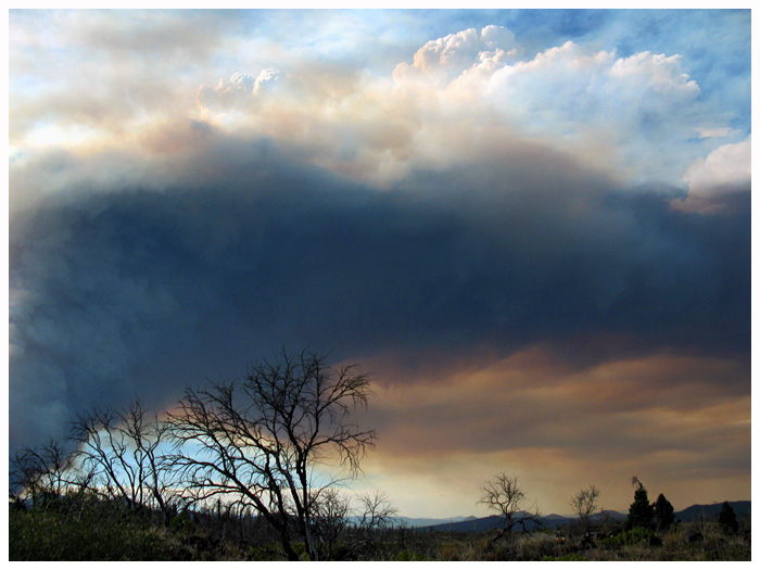 Fire in Lassen National Forest 
