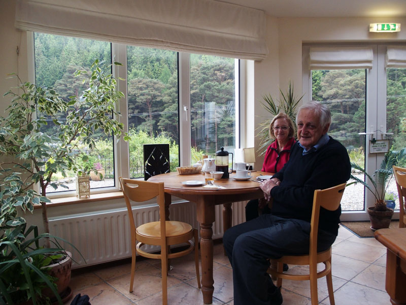 Breakfast time at the Riversdale B&B