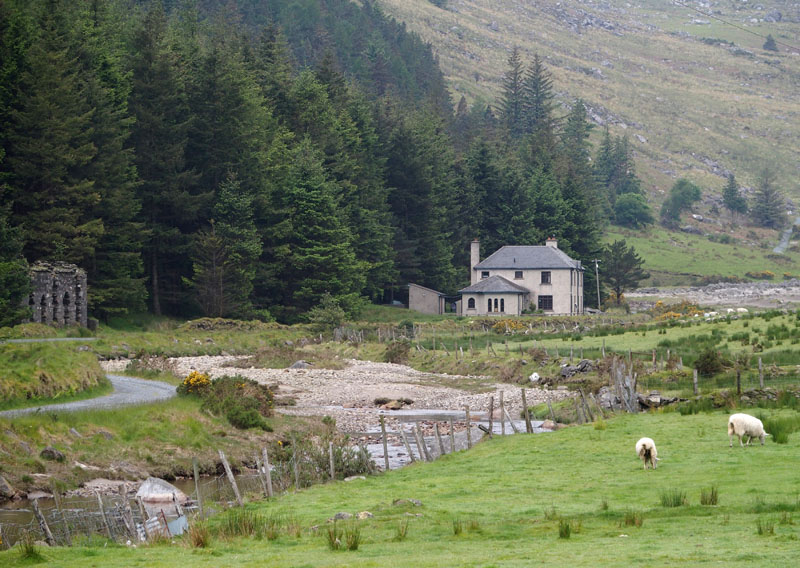 The valley below our B&B