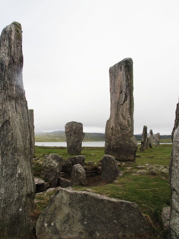 A chambered tomb between the largest stones