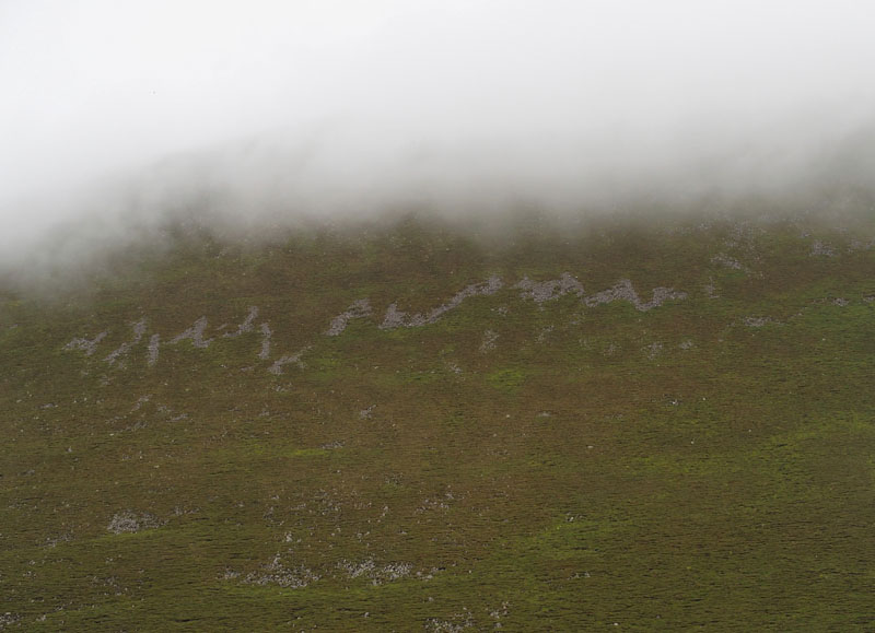 1947: Message on the hillside