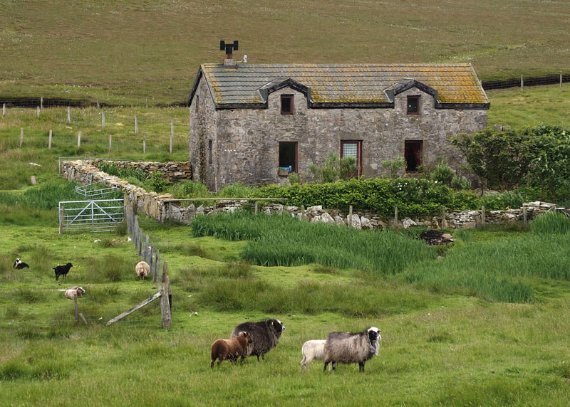 1967: Foula farm house