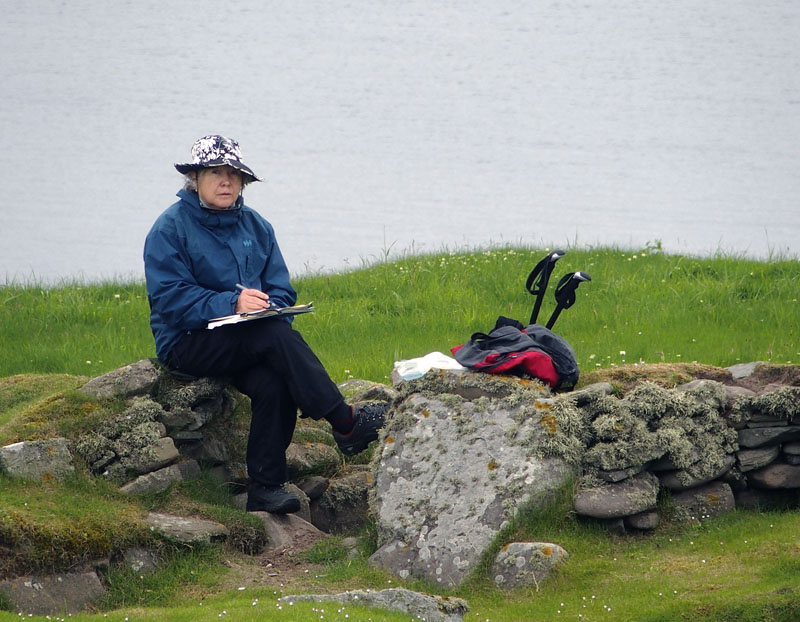 The quiet water-colourist