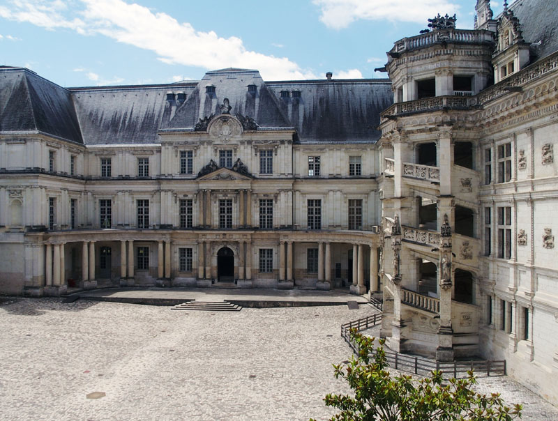 Castle courtyard