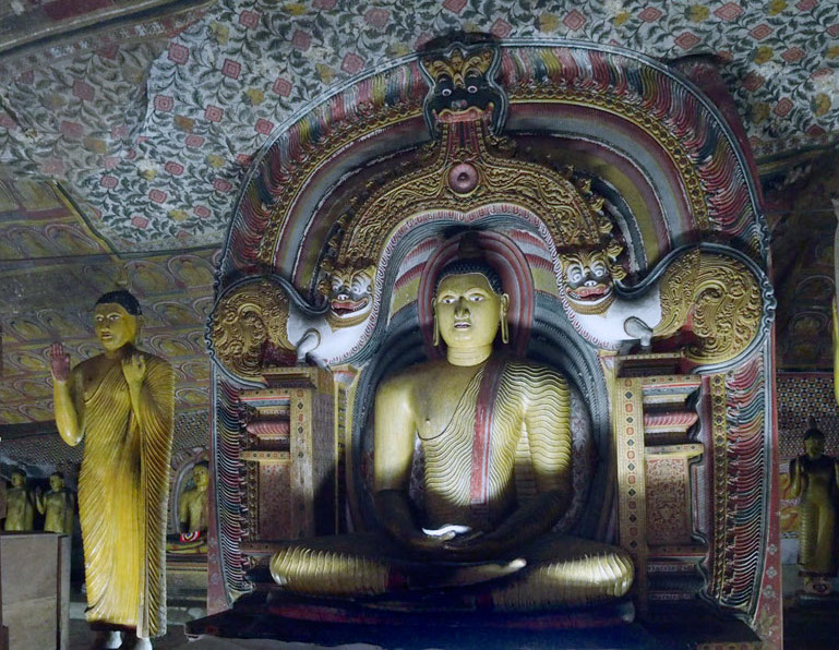 Temple Cave,  Dambulla, Sri Lanka