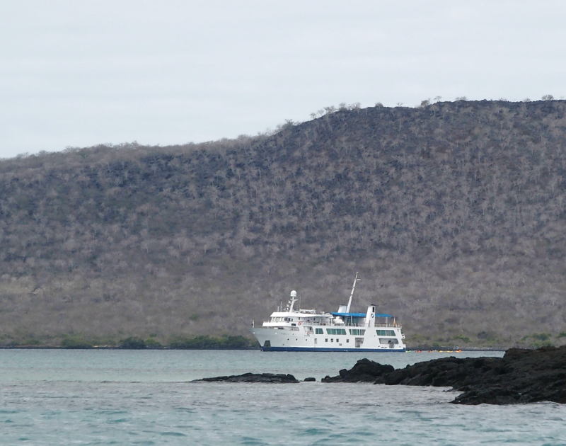 0730: Our ship waiting for us