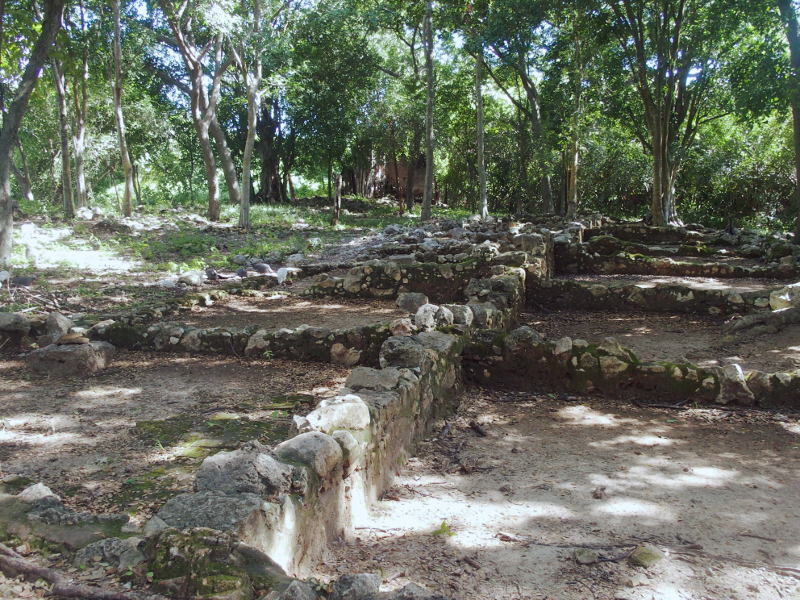 Ruins of the slave barracks