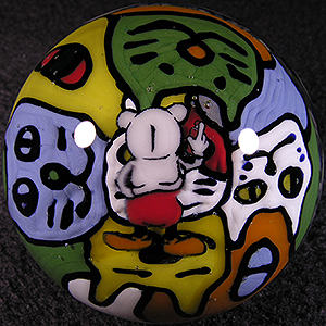 Graffiti Cat Council Size: 1.96 Price: SOLD