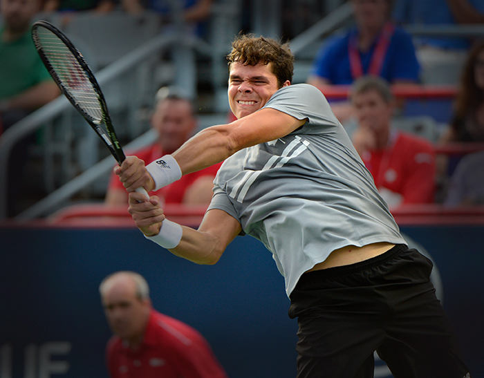 3rd round play against DEL POTRO (ARG)