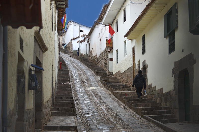 on the way to  Plaza San Francisco.Cuzco