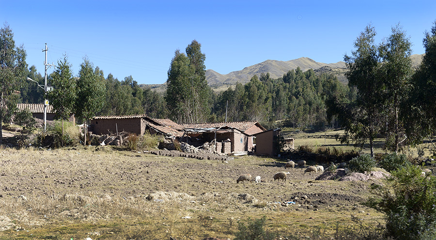 on the way to Pisac.Peru