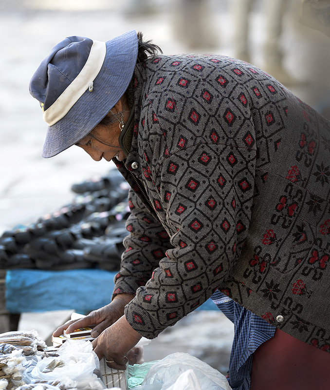 Sunday Pisac market.Peru