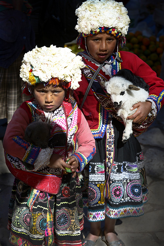 Sunday Pisac market.Peru