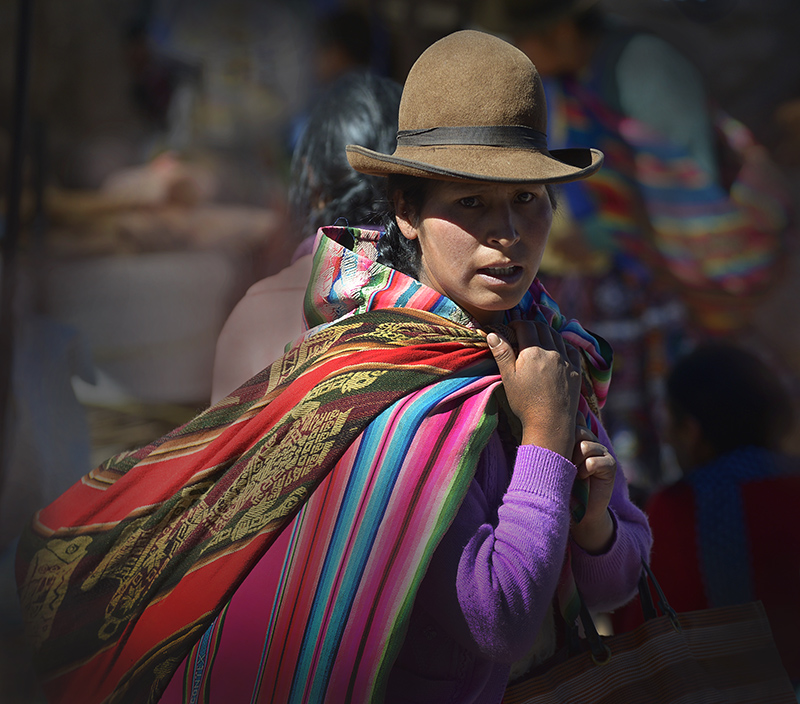 Sunday Pisac market.Peru
