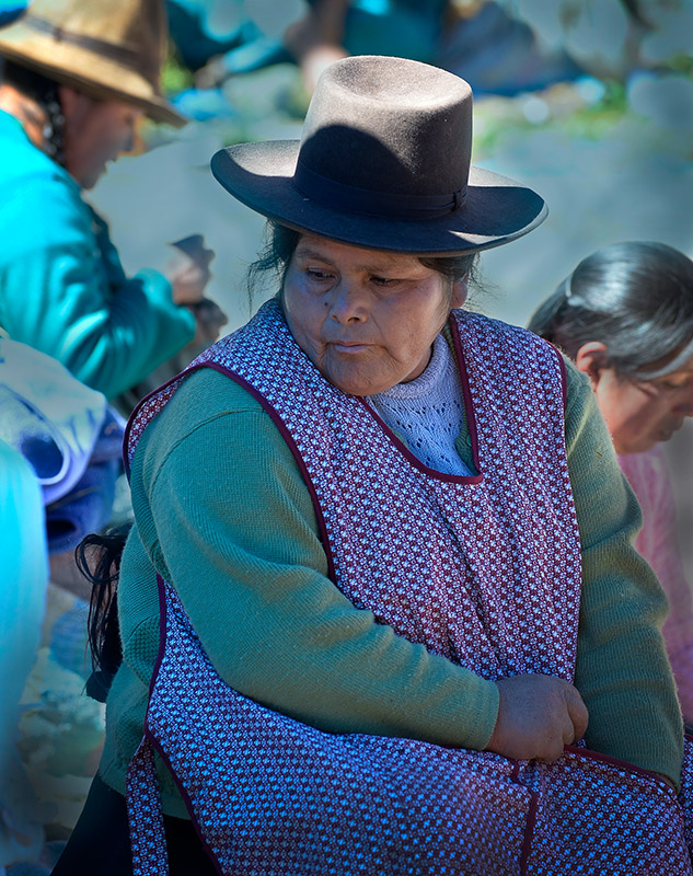 Sunday Pisac market.Peru