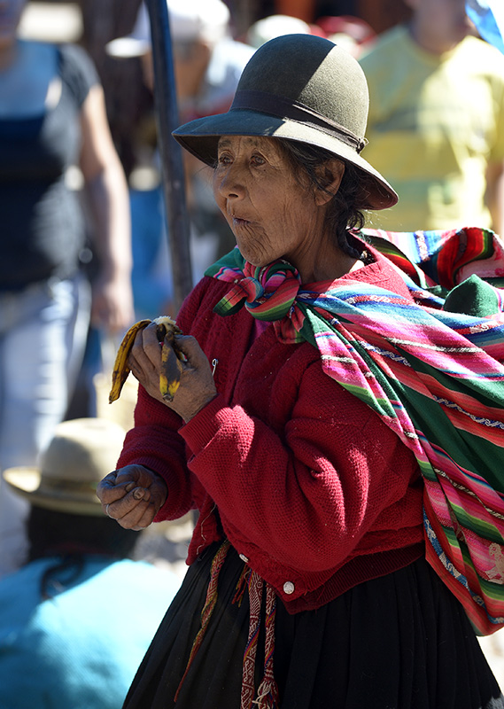 Sunday Pisac market.Peru