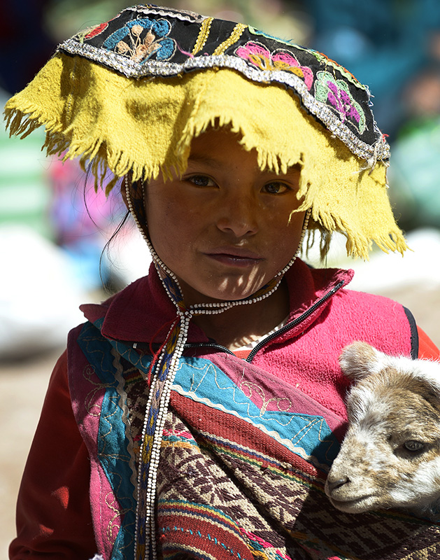 Sunday Pisac market.Peru