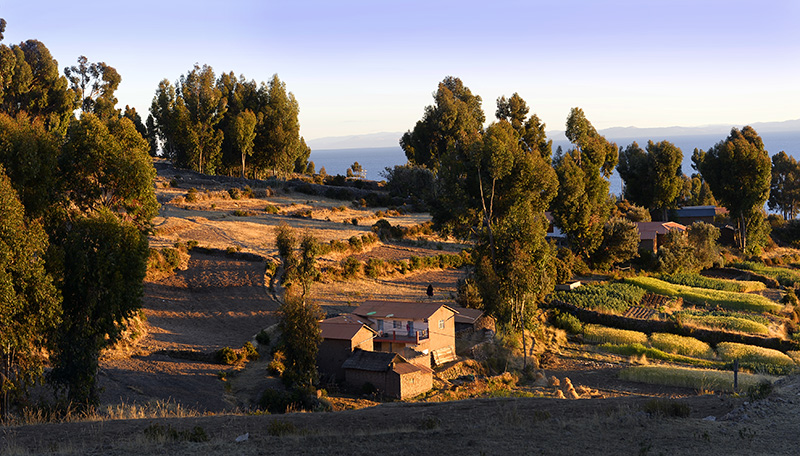 Amantani island early morning.