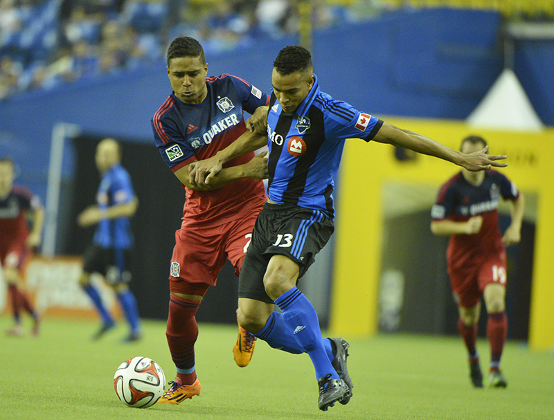 Midfielder Ferrari # 13 of Montreal Impact