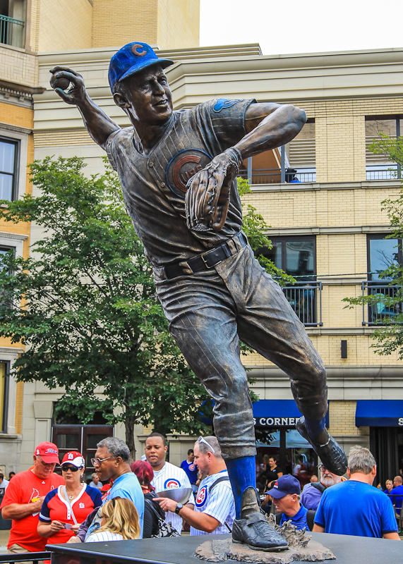 Cubs Hall of Famer, third baseman Ron Santo